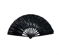SiSinkal 13 Inch Colourful Foldable Hand Fan, Large Clap Fan for Dancing and Recitals, Compact Portable Design for Travel, Effective Cooling Solution for Hot Summer Days(B)