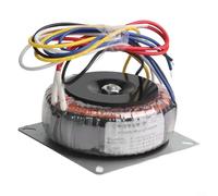 SiSinkal 200W Toroidal Transformer Power Supply Dual AC 12V and Dual AC 28V Output for Front and Rear Stage Audio-Amplifier, Low No-Load Loss 3.9W, Copper Wire, 100mm Diameter(220V)