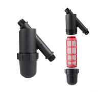 Sisinkal 3/4 Inch Irrigation Pressure Regulator with Y Shaped Mesh Screen Filter Backflow Prevention Device for Garden Hose Sprinkler System Flow Range 1.9-57 LPM