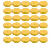 SiSinkal 30 Pieces Sponge Collars Foam Inserts for Net Pots Plant Cloning and Germination 40x19mm Breathable Material with Slit Design for Vegetable Herb Growth in Garden(Orange)