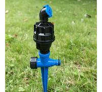 SiSinkal 360 Degree Rotating Water Bird Sprinkler Garden Irrigation Tool with Quick Connector for Lawn Vegetable Patch Efficient Watering System Automatic Rotation Design(A)