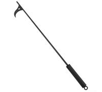 SiSinkal 40 Inch Solid Steel Fireplace Poker with Elegant Handle, Heavy Duty Fire Hook for Campfire Fire and Wood Stove, Long Reach Tool to Keep Hands Safe from Heat