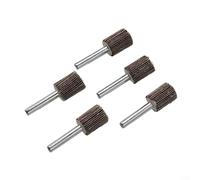 SiSinkal 5Pcs 80 Grit Flap Wheel Disc Set, with 6mm Shank for Rotary Tool, Electric Drill and Grinder, Abrasive Sanding Wheels, for Metal Wood Polishing Engraving(16mm)