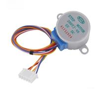 SiSinkal 5V 28BYJ48 Stepper Motor 4-Phase 5-Wire Compatible for ULN2003 Driver, Precise 5.625° Step Angle for Arduino Robotics DIY Electronics, Compact Design with 25cm Wires