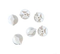 SiSinkal 6 Pack Light Almond Timer Switch Knobs for FD Series Wall Timers, Compatible for FD5MW FD15MWC FD60MHW, 1 Inch D-Back Replacement Knob for Home Office Lighting