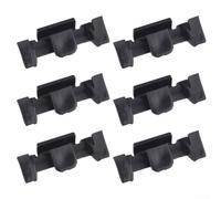 Sisinkal 6 Pieces Headlight Trim Ring Clips for Mini Cooper R55 R56 R57 R60 F56 2007-2018 Car Exterior Fender Accessory Black Plastic Replacement Part 51132752145