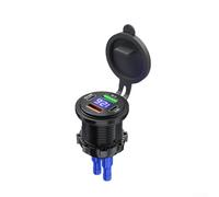 SiSinkal 60W Car Charger Fast Charge with PD for QC3.0 Technology, Multi USB Port Adapter for 12V 24V Motorcycle Car Truck, Intelligent Chip Safe Charging for Phone Tablet(Four Holes)