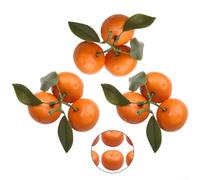SiSinkal 9 Pieces Artificial Orange Fruits in Foam Material for Use in Event Decoration, Kitchen and Educational Displays
