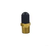 Sisinkal Automobile Tire Valve Core Hexagonal Valve M10x1 1/8 NPT 1/4 NPT Pure Copper Tire Pressure Monitoring Inflation Nozzle for Various Tire Containers Sealing Deflation(1/8 NPT)