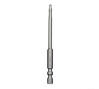 SiSinkal Ball End Hex Screwdriver Bit, 100mm Long Driver Bit for for H2.0 for H2.5 H5.0 H6.0, Alloy Steel Electroplated Head for Automotive Household Construction Repair Tools(H3)