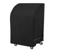 Sisinkal BBQ Grill Cover For 2 Burner Gas Grills With Folding Side Shelves Heavy Duty Waterproof 76x66x110CM 82x61x110CM Black Oxford Cloth Outdoor Protective Cover(76 * 66 * 110CM)