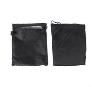 Sisinkal BBQ Grill Cover Outdoor Waterproof Protection 420D Oxford Cloth Heavy Duty Barbeque Gas Cover Compatible with for Weber 7110 Q1000 Series Weather Resistant Black 69x46x33cm