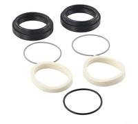 Sisinkal Bicycle Fork Dust Seal Set 30-40mm FOX for Rockshox for MANITOU for SUNTOUR Bike Parts Rubber Aluminium Alloy(38x48mm)