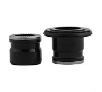 Sisinkal Bicycle Hub Quick Release Thru Axle Adapter Converter End Cap for Front Rear Wheel 9-15mm 10-12mm Aluminium Alloy(12 * 142mm)