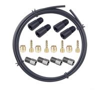Sisinkal Bicycle Hydraulic Brake Pipe Repair Kit 2.5m with Olives Oil Needles Fastening Sleeves for MT2 MT4 MT5 MT6 MT7 MT8 Models(D)