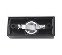 Sisinkal Black Wired Doorbell Push Button Chime Bell Press Switch Wall Mount Hard Wiring ABS Plastic Door Bell Replacement Insert for Home Entry Gates