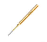 SiSinkal Brass Roll Pin Punch Tool Set, 2-10mm Heavy Duty Chisel Cone Punch, for Watch Repair and Machinery Maintenance, for Marking Drill Holes, Scribing Lines, Moulding Manufacturing(4 4mm)