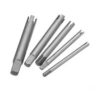 SiSinkal Broken Tap Extractor Tool for M3-M10, 3 Claw HSS Left Hand Drill Bit Screw Remover with Guide for Metric Taps,1Pcs(M-4)