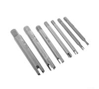 SiSinkal Broken Tap Extractor Tool for M3-M10, 3 Claw HSS Left Hand Drill Bit Screw Remover with Guide for Metric Taps,1Pcs(M10)