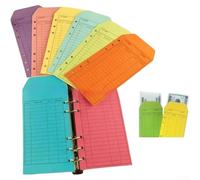 SiSinkal Budget Binder Set With Envelopes For Cash Organization, Modern Minimalist Paper Folder 6.5x3.5 Inch For Bill Sorting And Personal Finance Management