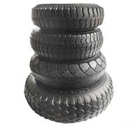 Sisinkal Children's Electric Vehicle Rubber Tire 8 Inch/9 Inch/10 Inch/12 Inch Pneumatic Wheel for Kids Ride On Car Stroller Motorbike(1.0cm 8inch)
