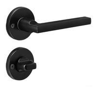 SiSinkal Concealed Door Lock Invisible Handle, Seamless Appearance for Home Interior Wooden Doors Bedroom Living Space Modern Aesthetic Twist Locking Mechanism(K)