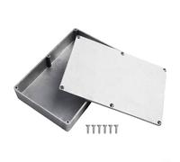 Sisinkal Die-Cast Aluminum Project Box Electronic Enclosure Case IP54 Waterproof Metal Housing with Screws for DIY Instrument Circuit Board 1590A 1590B 1590BB(1590DD(188x120x37mm))