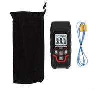 SiSinkal Digital K-Type Thermocouple Temperature Meter TA616A Single Channel with LCD Backlight for for surface Gas Vapor Industrial Use C/F Switch Hold