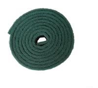 Sisinkal Emery Sponge Scouring Pad Kitchen Cleaning Tool for Pots Dishes Stoves Made with Nylon Emery Material Effective Scrubbing Power Performance Convenient Easy to Use(Green 5.7m * 7cm)