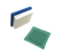 SiSinkal Engine Air Filter and Pre-Filter Set for Tecumseh, Compatible Replacement for 36046 Air Filter and 36634 Pre-Filter, for Lawn Mower Engines