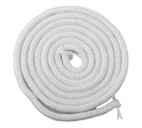 Sisinkal Fiberglass Stove Rope Seal 2m Length Wood Burning Stove Door Gasket Heat Resistant Fireplace Log Burner Sealing Cord(6mm)