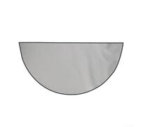 SiSinkal Fireproof Fireplace Mat Fiberglass Silicone Heat Shield for Hearth Wood Burner Fire Bowl Kang Flooring Protection Safe Guard from Sparks and High Temperatures(1mm*102 * 60CM silver)