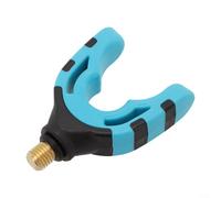 Sisinkal Fishing Rod Holder MPR Bracket Head Various Styles Pole Feeder Rest Plastic Non-Slip Rubber Coating Line Groove Design Stable Grip Handle(MRP-007-2)