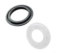 Sisinkal for Geberit Cistern Replacement Seal Set, Flush Valve Flat Seal, 2 Pieces Silicone Gasket for Bathroom Plumbing Repair