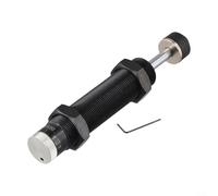 Sisinkal Hydraulic Oil Pressure Buffer Damper Cylinder Spring Adjustable Carbon Steel Body Stainless Steel Rod Industrial Speed Control Shock Absorber AC0806 Black(AD2530)