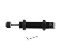 Sisinkal Hydraulic Oil Pressure Buffer Damper Cylinder Spring Adjustable Carbon Steel Body Stainless Steel Rod Industrial Speed Control Shock Absorber AC0806 Black(AD2525)