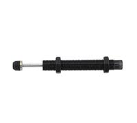 Sisinkal Hydraulic Oil Pressure Buffer Damper Cylinder Spring Adjustable Carbon Steel Body Stainless Steel Rod Industrial Speed Control Shock Absorber AC0806 Black(AC1425)