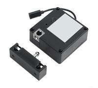 SiSinkal Invisible Electronic Cabinet Lock with RFID-Keyless Entry, Wireless Sensor Drawer Door Lock for Home Office Security, Easy Install No Drilling, 76x76mm