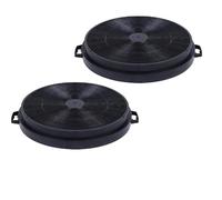 Sisinkal Kitchen Range Hood Carbon Filter 205x30mm Replacement Part Activated Charcoal Air Purifying System Control Ventilation Insert Black 2 Pack