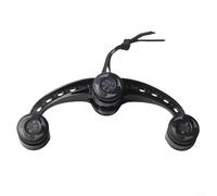 SiSinkal Knot Tyer for Fishing, GT Knot Maker with Foldable Arms, FG Knot Tying Tool Compatible with Auxiliary Line Leader, Compact Reel Accessory in Black