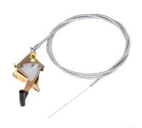 SiSinkal Lawn Mower Throttle Control Cable Replacement 48 Inch Stainless Steel Casing Panel Mount Design Compatible with NHC 278-7453 for Oregon 60-036 Self-Propelled Mower Models