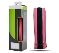 SiSinkal Lightweight Puncture Proof Bicycle Tyre 700x25C High Pressure Rubber Compound for Road Racing Cycling Reduced Wind Resistance (700X25C Pink)