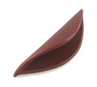 SiSinkal -On Drawer Pulls Reinfor for forced ABS Cabinet Handles for Wood Glass Metal s, Easy Install Knobs for Wardrobe Shoe Cupboard Sliding Doors, White 8.2x3.9cm(Dark brown)