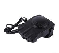 SiSinkal Portable Car Heater for Windshield Defrosting and Demisting, 12V DC Low Noise Heating Fan with Hot Cold Switch for Winter Driving Safety in Cars Trucks Vans(Black)