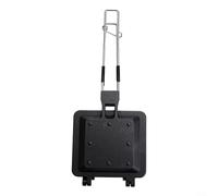 SiSinkal Portable Folding Sandwich Grill Pan, Non- for Camping Cooking Tool for Breakfast Sandwiches, Pancakes, Eggs, and Outdoor Picnics, Black