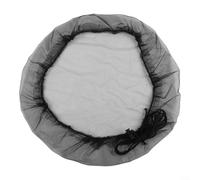 Sisinkal Rain Water Bucket Cover Mesh Net with Adjustable Drawstring Outdoor Protection Lid Leaf Guard Anti-Debris Screen for Garden Storage Tank(60cm)
