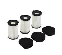 Sisinkal Replacement Filters, for Galaxy - GL6255 BS3070 for Clatronic BS1306 Corded Vacuum Cleaner Washable Filter Elements Pack