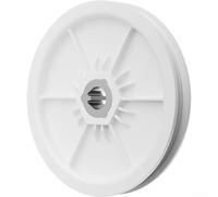 SiSinkal Replacement Pulley for Toro 721 Snow Blower Models 38563, 38568 38742, Rubber-Plastic Composite Drive Wheel with Fixed Belt Groove, for Smooth Operation and Easy Install, White