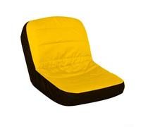 SiSinkal Riding Lawn Mower Seat Cover Padded Comfort Pad with Storage Pockets for for General Tractors 600D Oxford Cloth Protective Cushion, Outdoor Garden Furniture Accessory(Yellow)