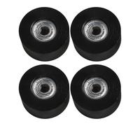 Sisinkal Rowing Machine Replacement Wheels 45mm Diameter Seat Rollers with High Carbon Steel Bearings for Water Rower Equipment Black Nylon 4 Pack